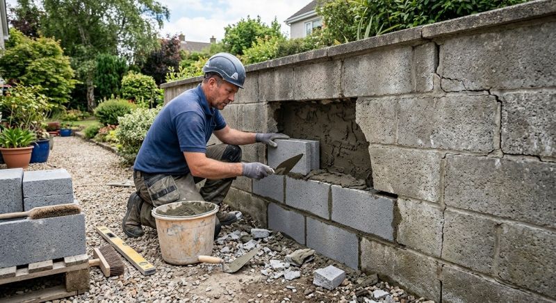 Block Wall Repair in Huntington Beach, CA