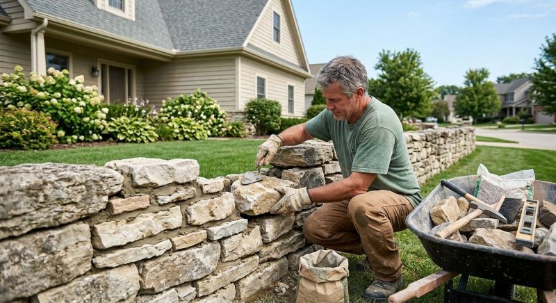 Brick Fence Repair in Long Beach, CA