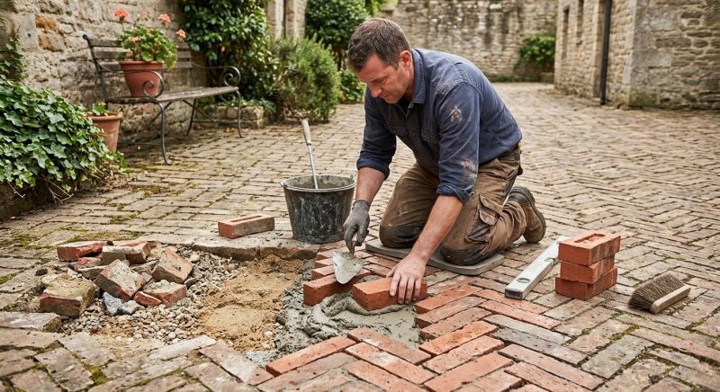 Brick Flatwork Repair in Compton, CA