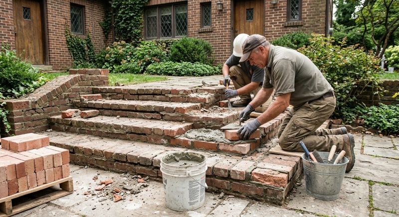 Brick Stairs Repair in Hawthorne, CA