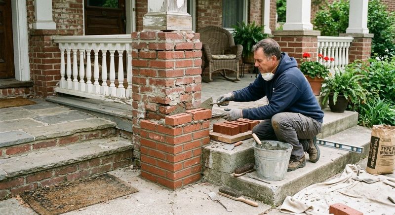 Brick Stairs Repair in Montebello, CA