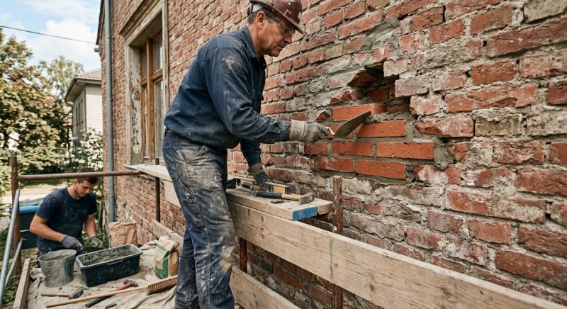 Brick Wall Repair in Lakewood, CA