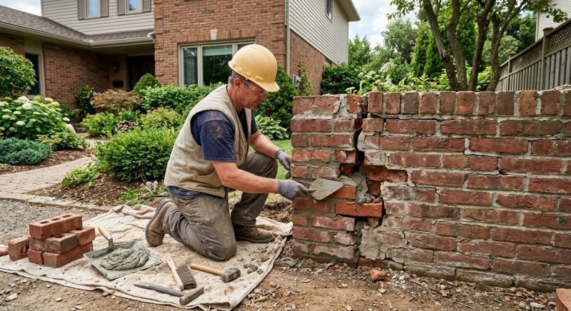 Brick Wall Repair in Manhattan Beach, CA