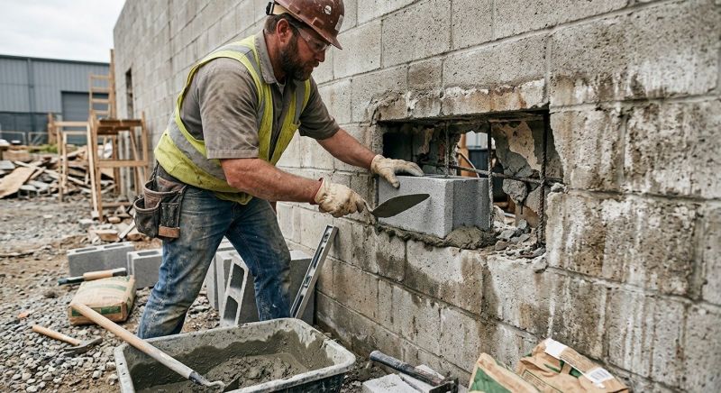Concrete Block Repair in Pasadena, CA