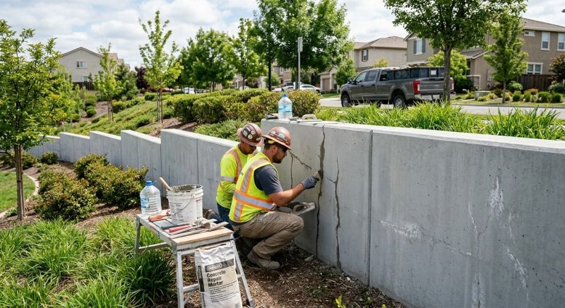Retaining Wall Repair in Covina, CA