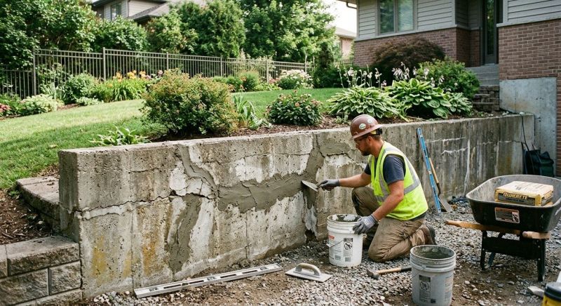 Retaining Wall Repair in Garden Grove, CA