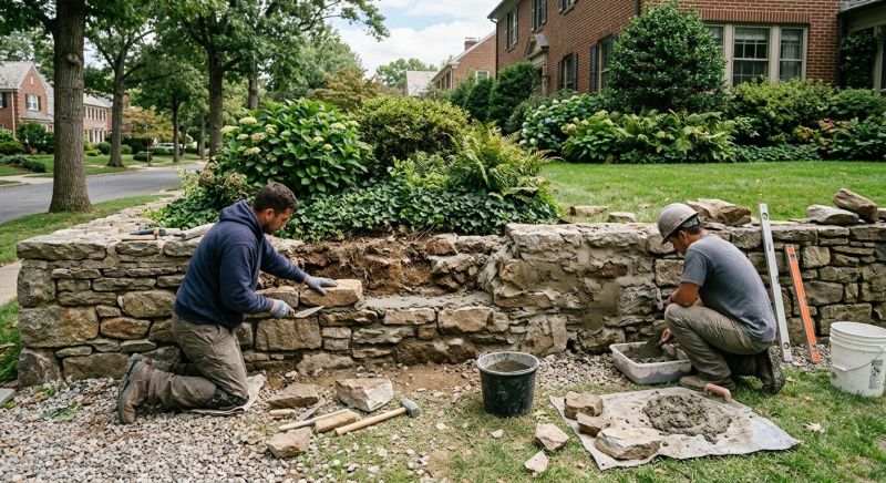Retaining Wall Repair in Monrovia, CA