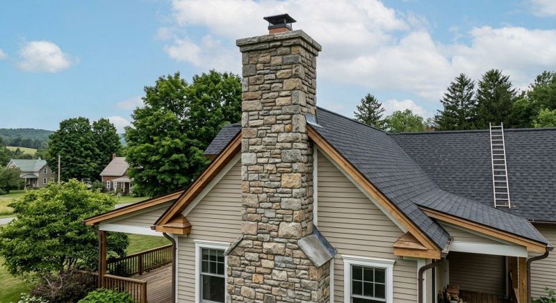 Stone Chimney Installation in Buena Park, CA