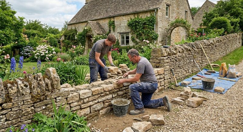 Stone Wall Repair in Downey, CA