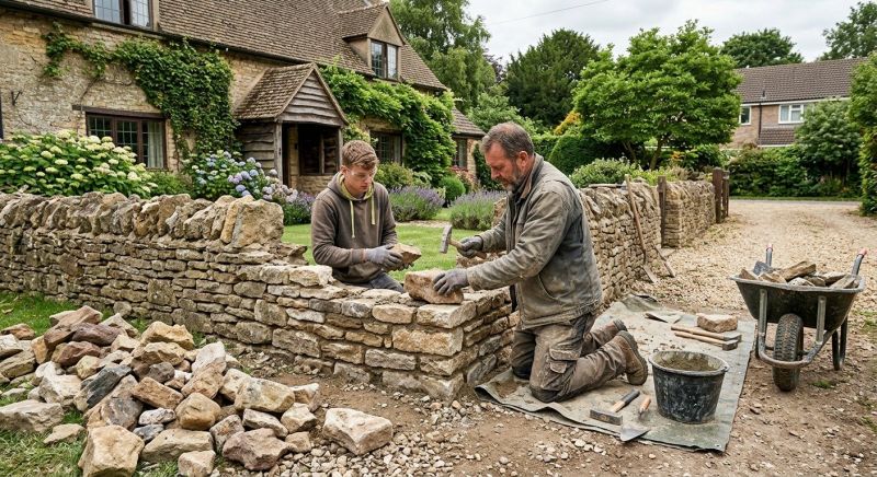 Stone Wall Repair in Montrose, CA